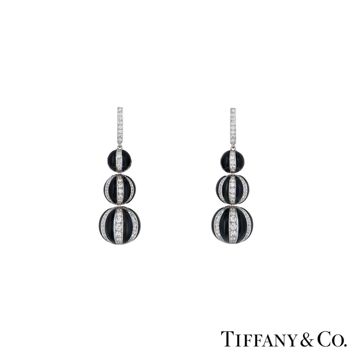 tiffany black earrings